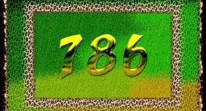 The magic of number 786- click for photo gallery